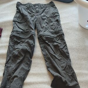 REI Kid's Grey Zip Off Cargo Pants
